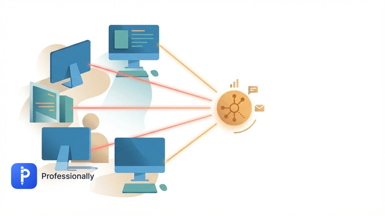 Customer service team standardizing email tone using data metrics