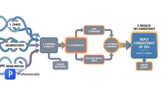 Diagram illustrating the process of standardizing multiple communication inputs into one consistent output.