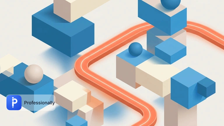 Abstract visualization of clear communication cutting through digital clutter